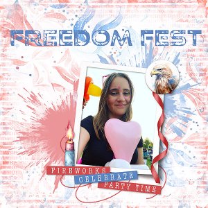 Freedom Fest collaboration by Karen Schulz Designs and Tami Miller LO 1 by 