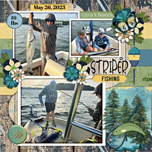 Bennett striper fishing 2023