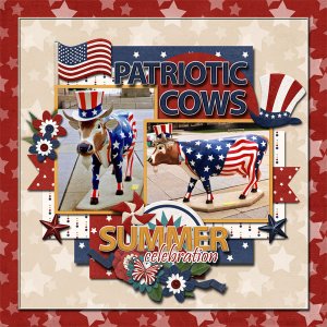 Cowabunga Patriotic Cows