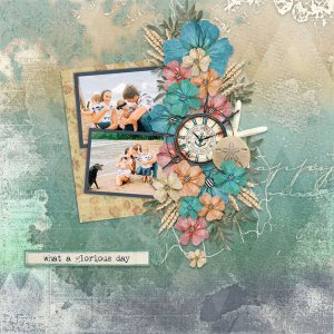 A Day At The Beach-Kimewric A CarolW Template