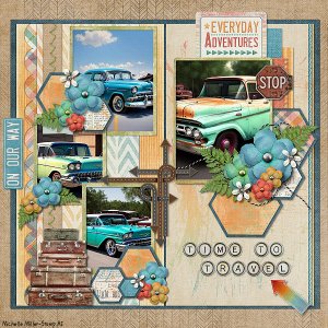 Travelers Notebook Getaway Template Collection by Miss Fish Templates