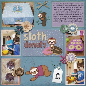 sloth donuts