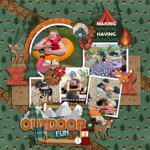 Makayla and Friends Camping