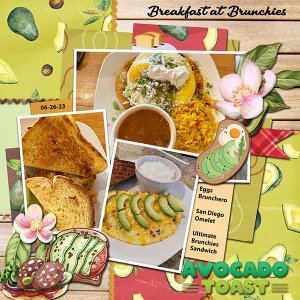 Breakfast at Brunchies with Avocado