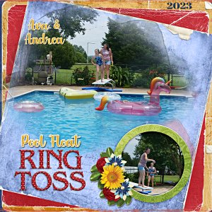 Andrea and Ava ring toss