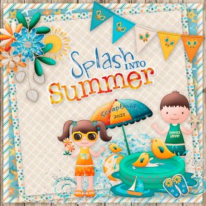 Scrapbook Cover for Summer 2023