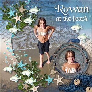 at the beach