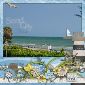 Sand Cay-the view