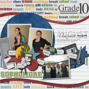 First Day of School - Rachel