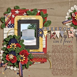 Freedom isn't free