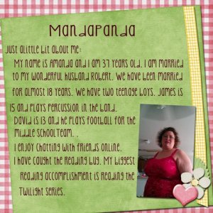 MandaPanda Info About Me