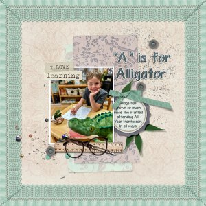 "A" is for Alligator