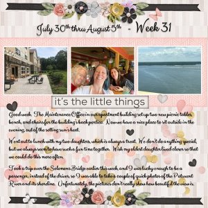 August 2023 Project 365 Challenge - Week 31