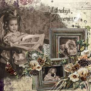 Masked Memories Template 7 + 8 by Miss Fish Templates