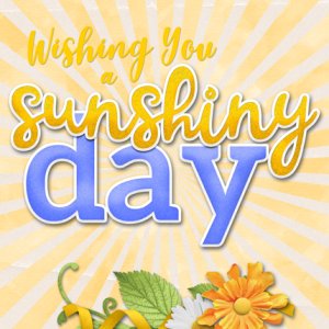 Sunshiny Day card