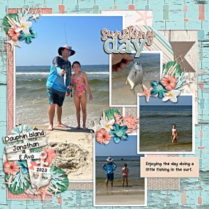 Jonathan and Ava at the beach