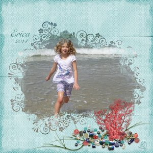 Erica on the beach