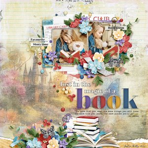 lost in the magic of a book
