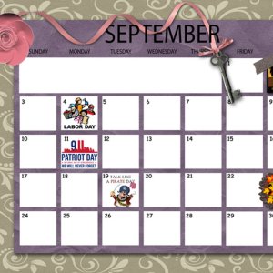 September Calendar