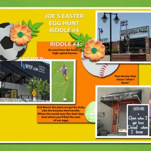 Joe's Easter Egg Hunt Riddle #4