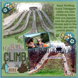 Climbing 125 Stairs