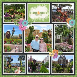 Flower and Garden topiaries