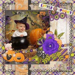 Halloween Thrills Cutie Pie Scraps