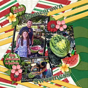 Homegrown watermelon 2023
