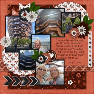 Paint Chips Burnt Umber With  Super Six Templates 2 #4-Connie Prince