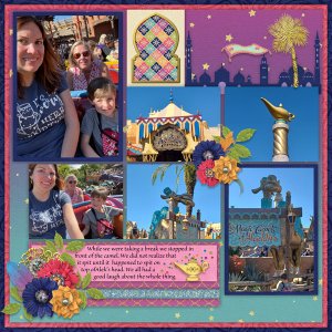 Vacation Album Site Seeing 1 Temp #1-Miss Fish, A Magic Carpet Ride-Magical