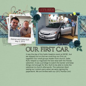 Our First Car