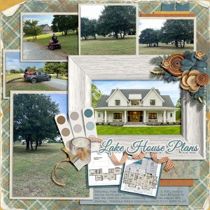 Scott mowing + dreaming of building our retirement home - 6.3.2023