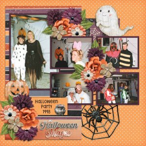 Halloween Magic-GingerBread Ladies Temp by Tinci