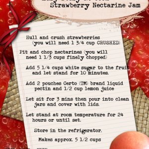 Strawberry Nectarine Jam