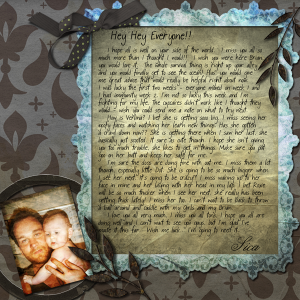 Survivor Week 3 : Letter Home