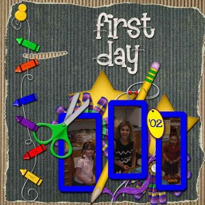 Rachel's First Day of Kinder