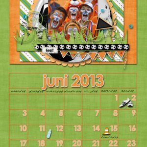 2013 Calendar - june