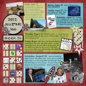 Journal 266, Week 34