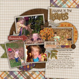 Playing in the Leaves