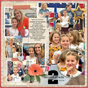 2nd grade Student of the Month