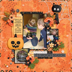 decorating pumpkins
