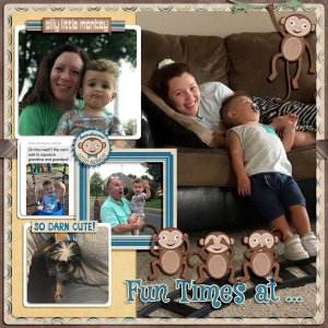 Jaxon visiting Grandma Kellie + Papa Scott's 7.9.2021