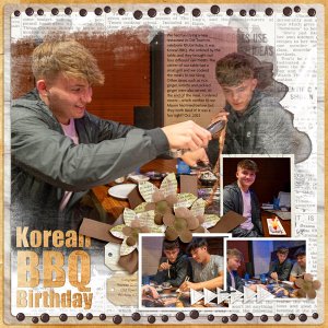 Korean BBQ Birthday