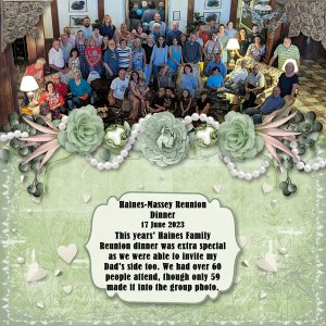 Haines Massey Reunion Dinner