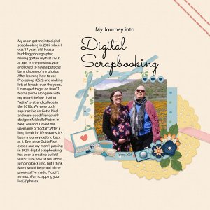 My Journey into Digital Scrapbooking