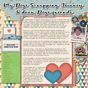 My Digi Scrapping Journey + Dear Digi Friends