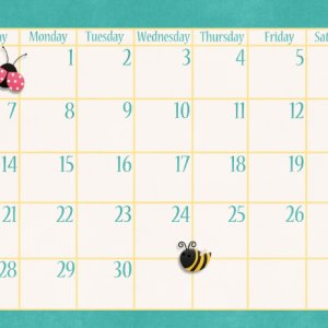 April 2024 Calendar Bottom
