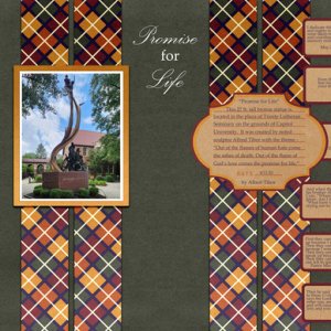 Promise for Life - 2 page spread