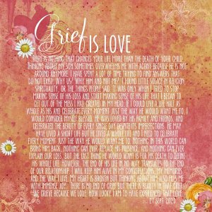 Grief is Love