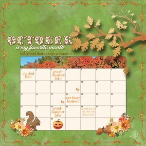 October is my favorite month